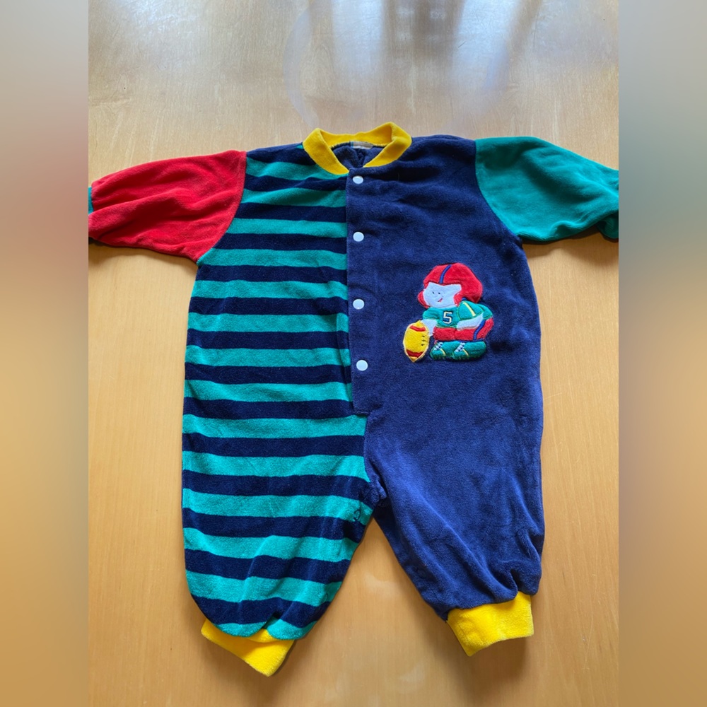 Colorful Striped Kids One Piece